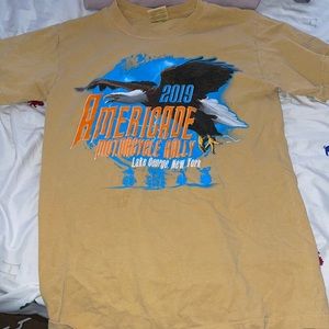 small yellow comfort colors shirt